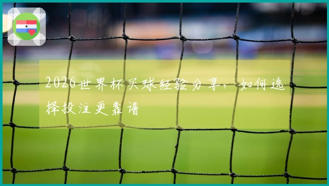 2026世界杯买球经验分享，如何选择投注更靠谱