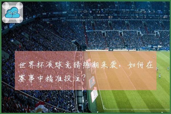世界杯滚球竞猜热潮来袭，如何在赛事中精准投注？